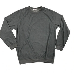 NWOT Rosebud Corded Crew‎ Sweatshirt Women’s Large ribbed neckline, cuffs, hem